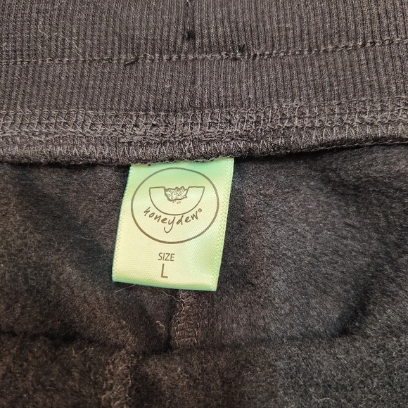 Women's Honeydew Embroidered Lightning Bolt Sweapants Size Large - Picture 3 of 6